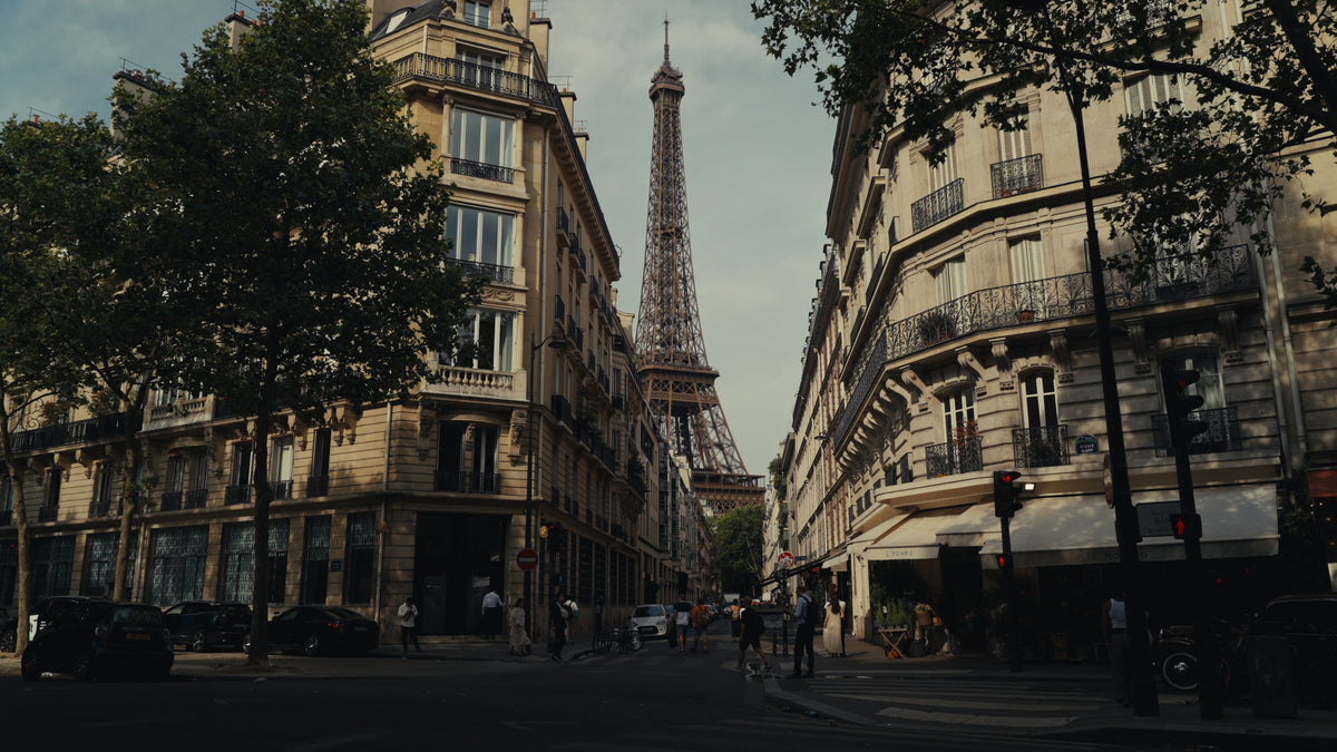 Paris, Eiffel Tower intersection