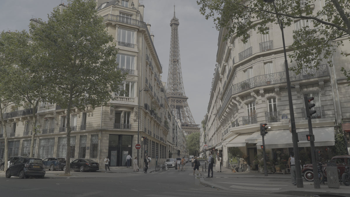 Paris, Eiffel Tower intersection