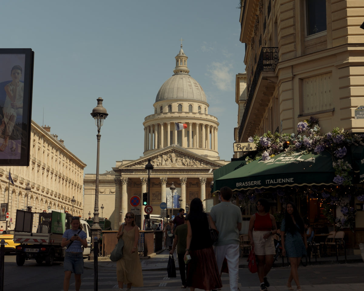 Paris, street by the Panthéon