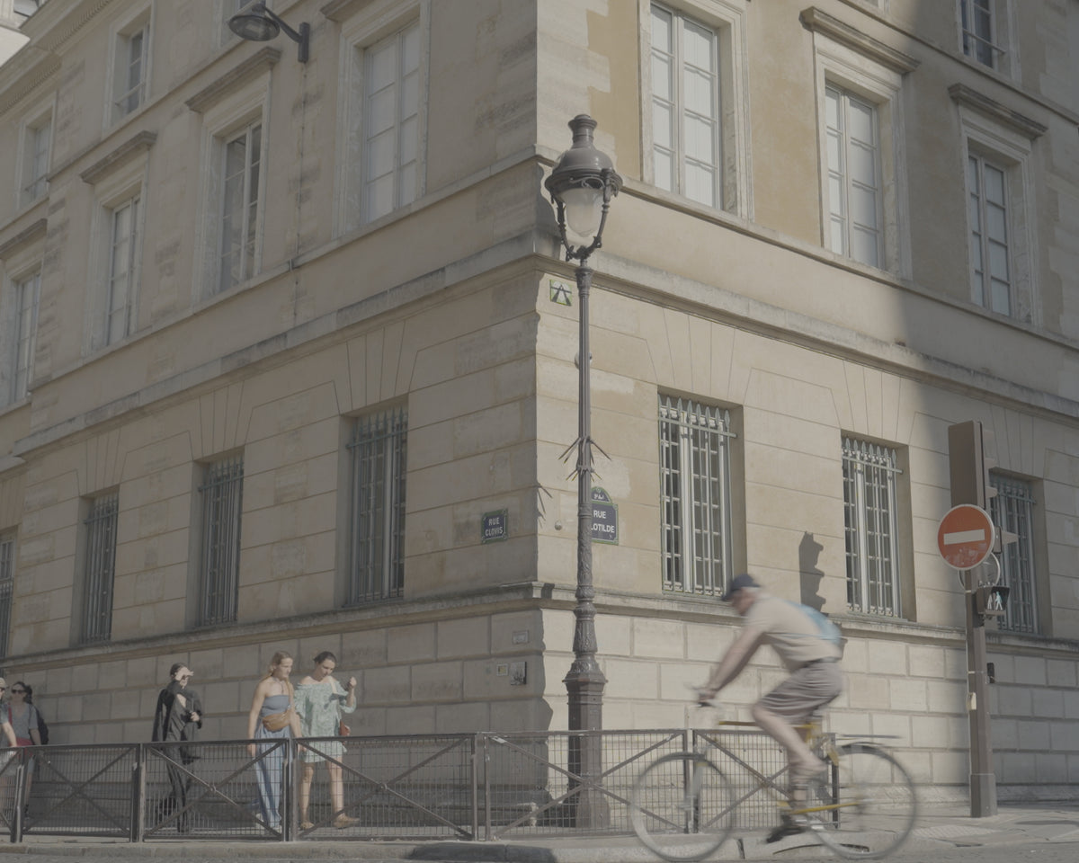 Paris, stone street corner
